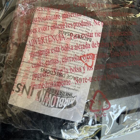 Spirit Black Super Skins Power Inflatable Suit adult Halloween Costume OSFM one - Picture 6 of 6